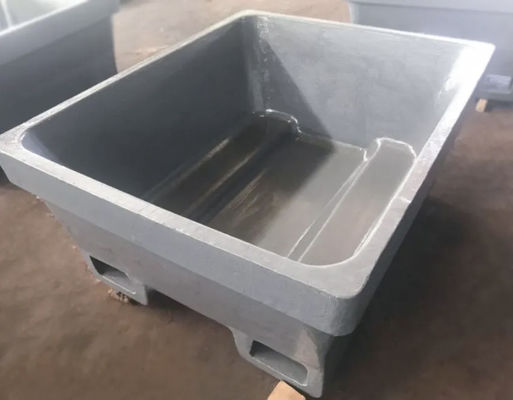 Durable Dross Drain Bath Pan with 2000*1250*750 Dimension and 20~50hrc Hardness for Hot Aluminum Dross Separator Machine