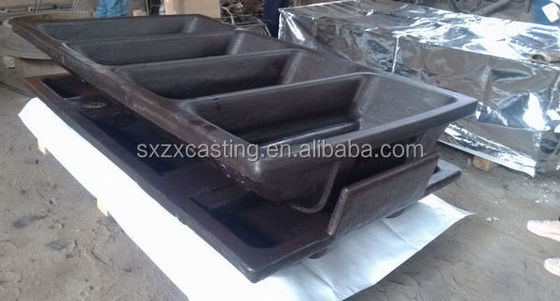 Rectangular Head Aluminum Sow Casting with 5 Inch Handle and 6 Inch Head Width for Heavy-Duty Applications