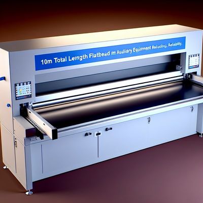 10m Total Length Flatbed Printer Auxiliary Equipment with 10-15m3/hour Output and Reliability