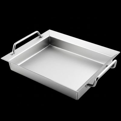 Large Size 5 Quart Capacity Dross Pan with Double Handle for Efficient Waste Residue Handling