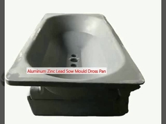 Aluminum Zinc Lead Sow Mould Dross Pan
